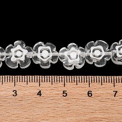 Handmade Millefiori Lampwork Beads Strands&nbsp;LAMP-G164-03P