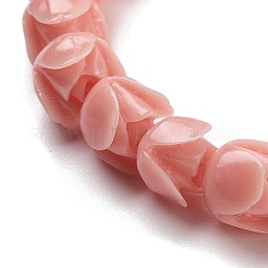 Synthetic Coral Flower Rose Beads Strands&nbsp;CORA-U001-01A-02