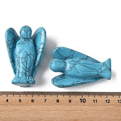 Dyed Synthetic Turquoise Carved Angle Figurines&nbsp;GG-CBA9C2C-A17