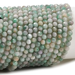 Natural Emerald Beads Strands&nbsp;G-A026-A01-3mm-01