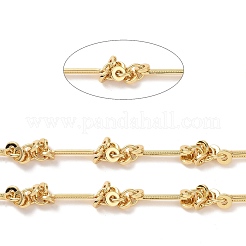 Brass Bar & Knot Link Chains&nbsp;CHC-K013-09G