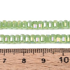 Electroplate Imitation Jade Glass Beads Strands&nbsp;EGLA-N022-09A-D02