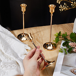 6 Sets Aluminum Candle Holders&nbsp;AJEW-WH0696-152