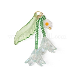 Glass Seed Beaded Pendants&nbsp;PALLOY-MZ01240