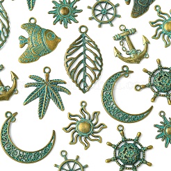 9 Styles Zinc Alloy Pendants&nbsp;FIND-FS0002-71