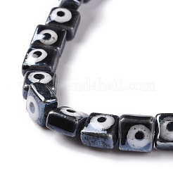Handmade Porcelain Ceramic Beads Strands&nbsp;LAMP-B021-06