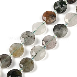 Natural Green Rutilated Quartz Beads Strands&nbsp;G-C116-A24-01