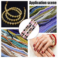 2 Strands Natural Multicolor Tourmaline Beads Strands&nbsp;G-GO0001-58