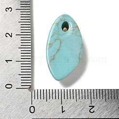 Synthetic Turquoise Pendants&nbsp;G-K355-01G-03