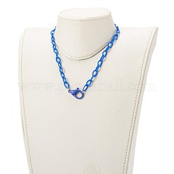 ABS Plastic Cable Chain Necklaces&nbsp;NJEW-JN03481
