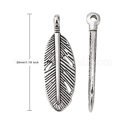 Tibetan Style Alloy Pendants&nbsp;X-LF0087Y-NF