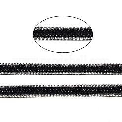 Hotfix with Two Rows Crystal Rhinestone and Melt Chains&nbsp;DIY-TAC0014-06