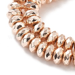 Electroplated Synthetic Non-magnetic Hematite Beads Strands&nbsp;G-I260-08D