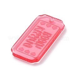 Valentine's Day Theme Acrylic Pendants&nbsp;MACR-C028-02A