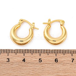 Chunky Huggie Hoop Earrings for Women&nbsp;EJEW-A064-11G-RS