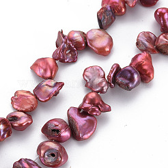 Natural Keshi Pearl Beads Strands&nbsp;PEAR-S021-030