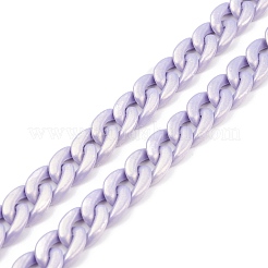 Spray Painted Acrylic Curb Chains&nbsp;AJEW-JB01089