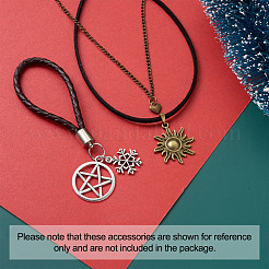Tibetan Style Alloy Pendants&nbsp;TIBEP-TA0004-02-RS