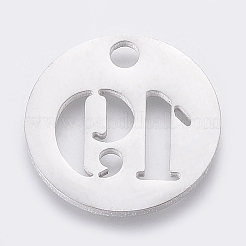 Non-Tarnish 304 Stainless Steel Pendants&nbsp;STAS-F233-19-P