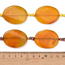 Natural Yellow Agate Beads Strands&nbsp;G-A321-H04-01