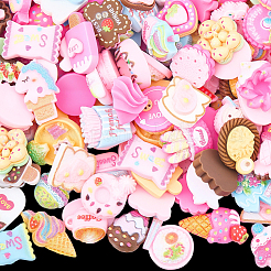 240g Cartoon Snack Opaque Resin Cabochons&nbsp;RESI-SC0036-51