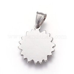 Tarnish Resistant 304 Stainless Steel Pendants&nbsp;STAS-E449-02P