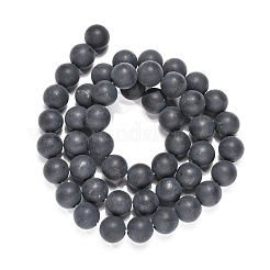 Dyed & Heated Natural Black Agate Beads Strands&nbsp;G-H1617