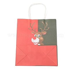 Christmas Theme Kraft Paper Bags&nbsp;ABAG-H104-D06