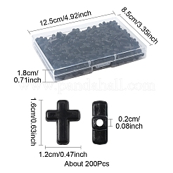 200Pcs Opaque Acrylic Beads&nbsp;SACR-FS0001-40B