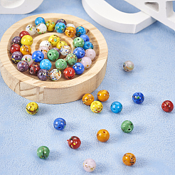 54Pcs 9 Colors Handmade Lampwork Beads&nbsp;LAMP-TA0001-09