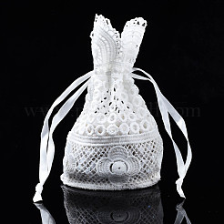 Cotton & Milk Fiber Drawstring Gift Bags&nbsp;OP-Q053-005