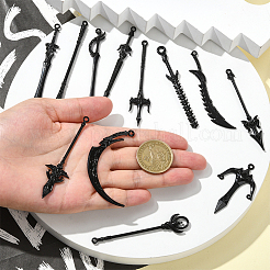 30Pcs 15 Styles Alloy Big Pendants&nbsp;FIND-SC0018-11