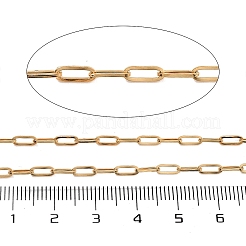 PVD Vacuum Plating 304 Stainless Steel Paperclip Chains&nbsp;CHS-H026-01G