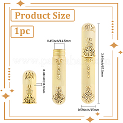 Zinc Alloy Craft Sewing Needles Case Box&nbsp;TOOL-WH20013-08G