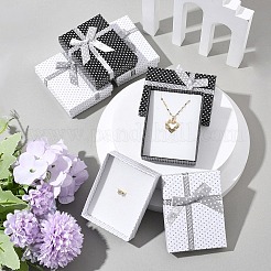 12Pcs 2 Colors Cardboard Paper Jewelry Set Boxes&nbsp;CBOX-FS0001-03