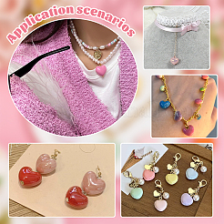 Acrylic Heart Pendants&nbsp;PALLOY-PH01691