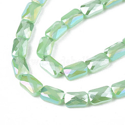 Electroplate Glass Beads Strands&nbsp;EGLA-N002-25-E01