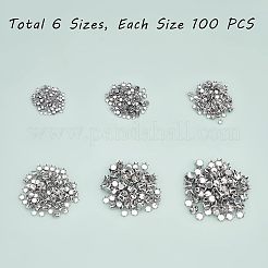 600Pcs 6 Styles 304 Stainless Steel Sew on Prong Settings&nbsp;STAS-UN0020-77P
