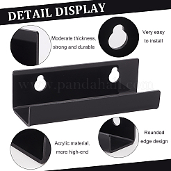12 Sets 2 Colors Acrylic Vinyl Record Wall Holder&nbsp;AJEW-FG0003-21