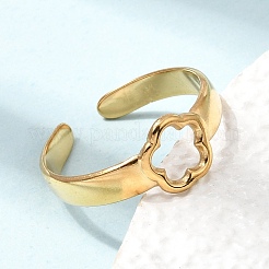 304 Stainless Steel Cuff Open Rings&nbsp;SA-CBA383B-01G