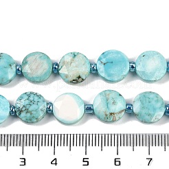Dyed Natural Howlite Beads Strands&nbsp;G-C116-A63-01