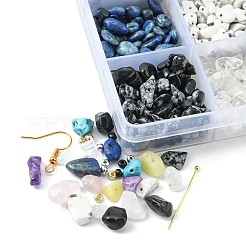 DIY Gemstone Earring Bracelet Making Kit&nbsp;DIY-YW0006-27
