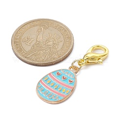 Alloy Enamel Pendant Decorations&nbsp;HJEW-JM01433