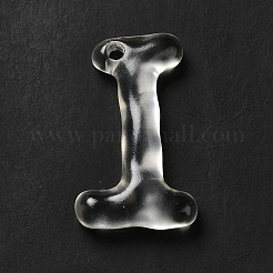 Transparent Resin Alphabet Pendants&nbsp;LS-RESI-C028-02I