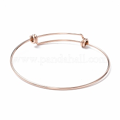 Ion Plating(IP) Adjustable 304 Stainless Steel Bangles Making&nbsp;MAK-F286-01RG