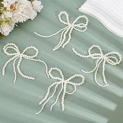 Plastic Imitation Pearl and Alloy Shoe Decorations&nbsp;FIND-WH0152-681