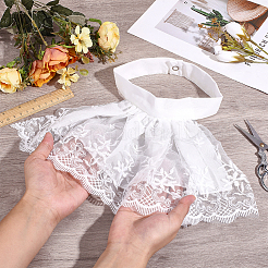 Polyester Lace Faux Collar&nbsp;AJEW-WH0481-132