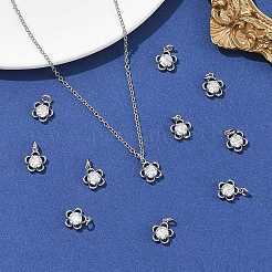 SHEGRACE Brass Pave Clear Cubic Zirconia Charms&nbsp;XGRQ4N940-720P