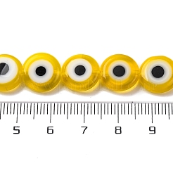 Handmade Evil Eye Lampwork Beads Strands&nbsp;LAMP-R006-01