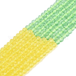 Transparent Glass Beads Strands&nbsp;GLAA-N074-01A-05